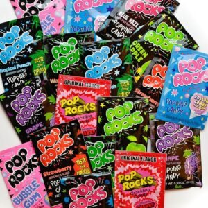 Pop Rocks Candy Ultimate 9 Flavor Assortment Bulk 18 Packs Total With Licensed Sticker